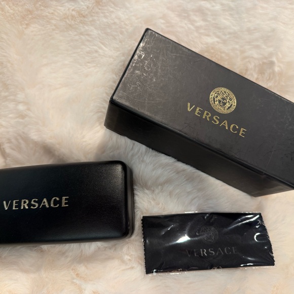 Versace Black Sunglasses with Logo Box main image 3